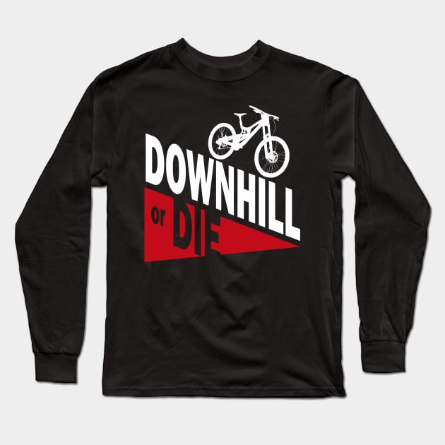 Downhill Long Sleeve T-Shirt by RudiRuf